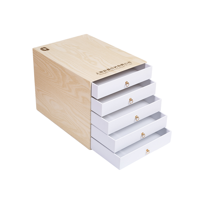 Customized Vintage Wood Grain Geschenkbox