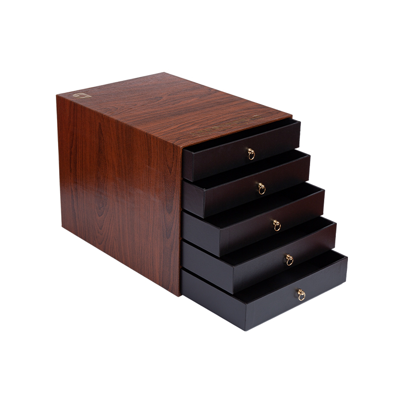 Customized Vintage Wood Grain Geschenkbox