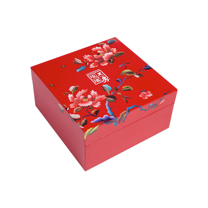 Customized Weihnachten und chinesische Neujahrsgeschenkschachtel mit Deckel