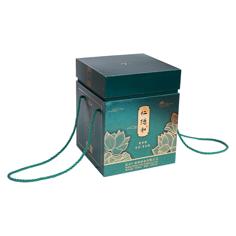 Customized Weihnachten und chinesische Neujahrsgeschenkschachtel mit Deckel